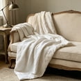 thumbnail image 4 of Apmemiss Clearance Stylish Voile Washed Summer Quilt Cloud Soft Gauze Summer Quilt, 4 of 6