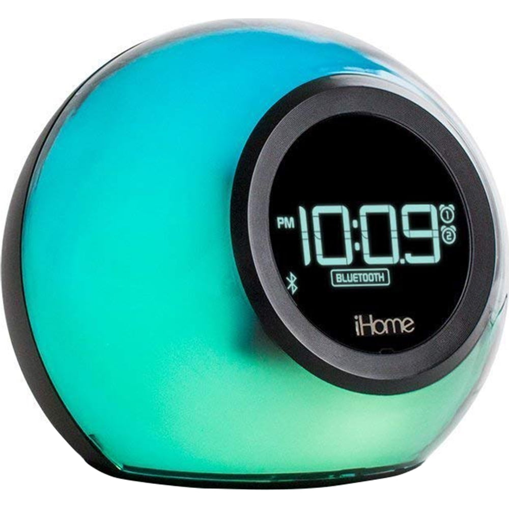 Ihome Ibt29 Bluetooth Color Changing Dual Alarm Clock Radio With Speakerphone