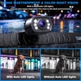 thumbnail image 2 of ZEROXCLUB Backup Camera License Plate Car Rear view Camera Reversing Camera Night Vision IP69 Waterproof Wide View for Car Pickup Trucks SUVs Vans RVs Most Vehicles, 2 of 8