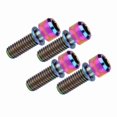 thumbnail image 1 of Bike Disc Brake Screw, 4Pcs M6 Screw Bolt Disc Brake Fixing Screw with Gasket for Bike Bicycle Disc Brake Fixing, 1 of 7