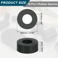 thumbnail image 2 of 18Pack Thick Rubber Spacer, 13/16 Inch OD x 3/8 Inch ID x 5/16 Inch Thickness, 2 of 6