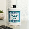 thumbnail image 5 of Cottage Creek Ceramic Swear Jar Piggy Bank, White, 5 of 6