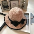 thumbnail image 6 of SikaFu Bow Dome Fisherman Hat For Women In Summer, Popular On The Internet, Breathable With Small Eaves, Revealing A Trendy Face, Sunshade, Sunscreen Basin Hat, Trendy, 6 of 8