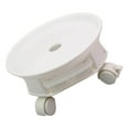 thumbnail image 3 of kurtrusly Movable Flower Pot Tray Rolling Plant Caddy Flowerpot Base Plant Stand 27cm, 3 of 7