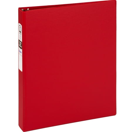 UPC: 0077711033108 | Avery Economy Non-View Binder  Red  1-inch  Round Ring  175 Sheets (03310)
