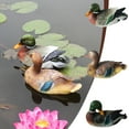 thumbnail image 2 of wnpxqnt Lifelike Resin Mandarin Duck Floating Hunting Decoy Decoration Pool Pond B5G6, 2 of 5