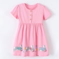 thumbnail image 6 of Glisme Dress For Girls Sleeveless Crewneck Dresses Cartoon Graphic Cute Toddler Daily Wear 2-3 Years Red, 6 of 9
