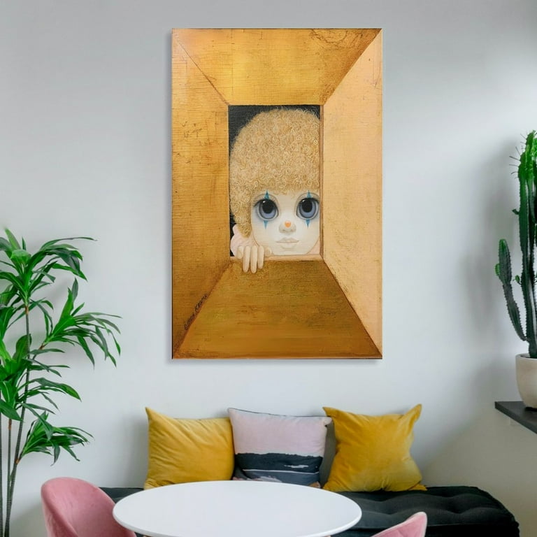 Clown at the Party Painting 60x90cm Framed Premium Quality