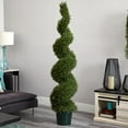 thumbnail image 3 of Nearly Natural Home Decor 6' Rosemary Spiral Tree (Indoor - Outdoor), 3 of 5