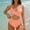 B238 Orange women swimsuit clearance under $5, variant on Women Swimsuit under $5! Xqxayjr Neon Color Block One Piece Bathing Suit for Women Tummy Control V Neck Cutout Swimsuit Plunge Shell Trim Swimwear Beachwear Trajes De Para Mujer