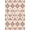 Beige, Pattern 1, variant on ODIKA 4'x6' Beige Brown Warm Geometric Pattern Washable Area Rug Intricate Diamond Motif Design Non-Slip, Chair-Friendly, Flatwoven for Home Office, Under Desk
