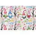thumbnail image 3 of GZHJMY Bathroom Rug Gnome Flowers Soft and Absorbent Bathroom Carpet Non-Slip Machine Washable Plush Bath Floor Rug Door Mat for Bathtubs, Toilet,Kitchen, 16x24 in Carpet Runner, 3 of 6