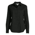 Find Your Perfect Time and Tru Women's Long Sleeve Button Down Shirt