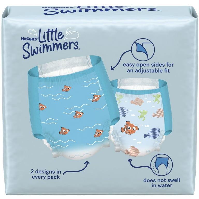 Huggies Little Swimmers Disposable Swim Diapers, Size (16-26 lbs
