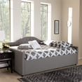 thumbnail image 2 of Baxton Studio Eliza Tufted Full Daybed in Grey, 2 of 7