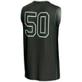 thumbnail image 3 of Youth GameDay Greats #50 Black Hawaii Rainbow Warriors Lightweight Basketball Jersey, 3 of 4
