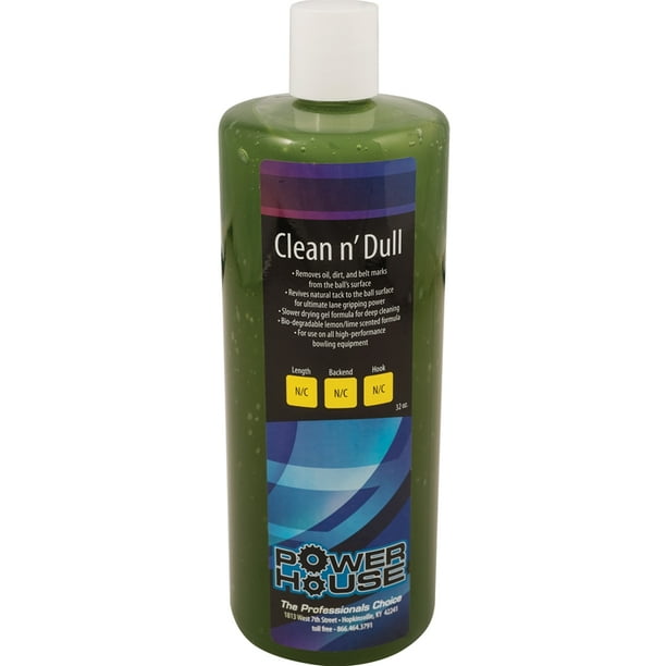 Powerhouse Clean n' Dull Bowling Ball Cleaner, 32 oz. Bottle
