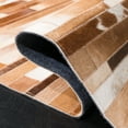 thumbnail image 5 of SAFAVIEH Studio Leather Loew Geometric Runner Rug, Tan/Ivory, 2'3" x 5', 5 of 7