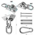 thumbnail image 2 of Kit de Suspensión para Hamaca JACNITAD con Capacidad de 544 kg con Ganchos y Mosquetón, 2 of 9