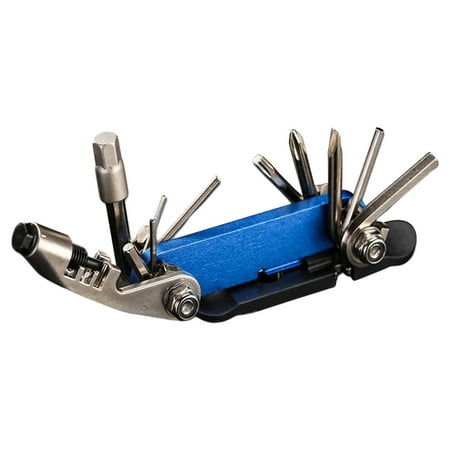 

Rosarivae 1pc Portable Screwdriver Internal Hexagon Wrench Useful Bike Repairing Spanner (Blue)