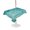 Teal Green Ombre, variant on Outdoor Tablecloth with Umbrella Hole for Patio/Picnic/Party/Camping, Teal Blue Ombre Waterproof Table Cloth Rectangle Table Cover Washable, Modern Abstract Art Turquoise Gradient (60"x 102")