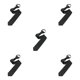 thumbnail image 2 of Minnieouse Men Polyester Tie Solid Necktie Fashion with Neckwear Matching Full Unisex Knot Tie Rope Pull for Bridegroom Party Dress Type2 NO2, 2 of 6