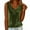 Army Green, variant on Women's Velvet Tank Tops Sleeveless Cowl Neck Camisole Shirts Solid Color Comfortable Stylish Dressy Blouses (Brown,2XL)