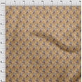 thumbnail image 4 of oneOone Georgette Viscose Light Brown Fabric Asian Japanese Fabric For Sewing Printed Craft Fabric By The Yard 42 Inch Wide, 4 of 4