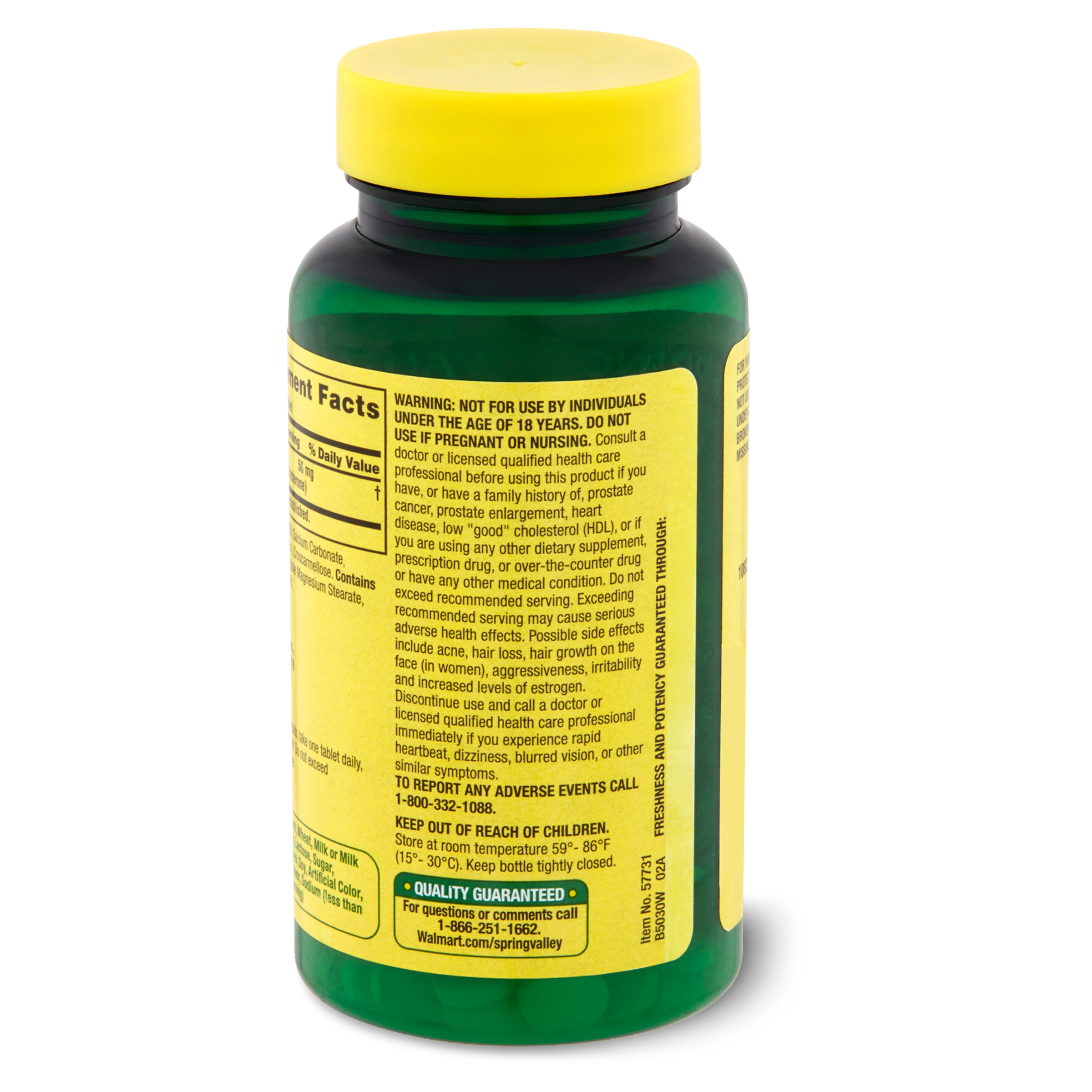 Buy Spring Valley DHEA Tablets, 50 mg, 50 Count Online at desertcart