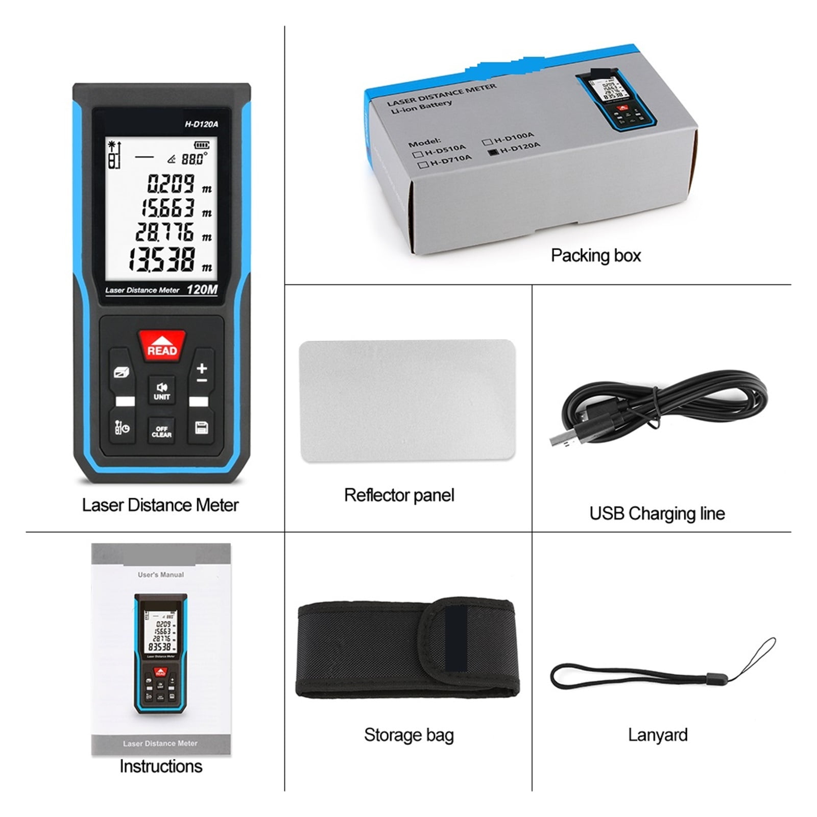 Ranfinder Distance Meter Distance Digital Ruler Tape Measure Ran Finder