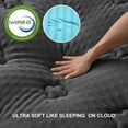 Short Queen Mattress Topper Memory Foam 60" x 75" Comfortable Sleep RV