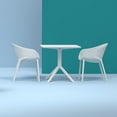 thumbnail image 6 of Compamia Sky 32" Square Patio Bistro Table in White, 6 of 9