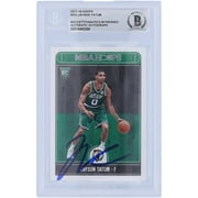 Jayson Tatum Boston Celtics Autographed 2017-18 Panini Hoops #253 Beckett Fanatics Witnessed Authenticated Rookie Card - Fanatics Authentic Certified