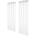 thumbnail image 1 of Minimalist Pattern Light Filtering Window Treatments, Linen Blend Fabric & Exquisite Workmanship for Every Home, 1 of 5