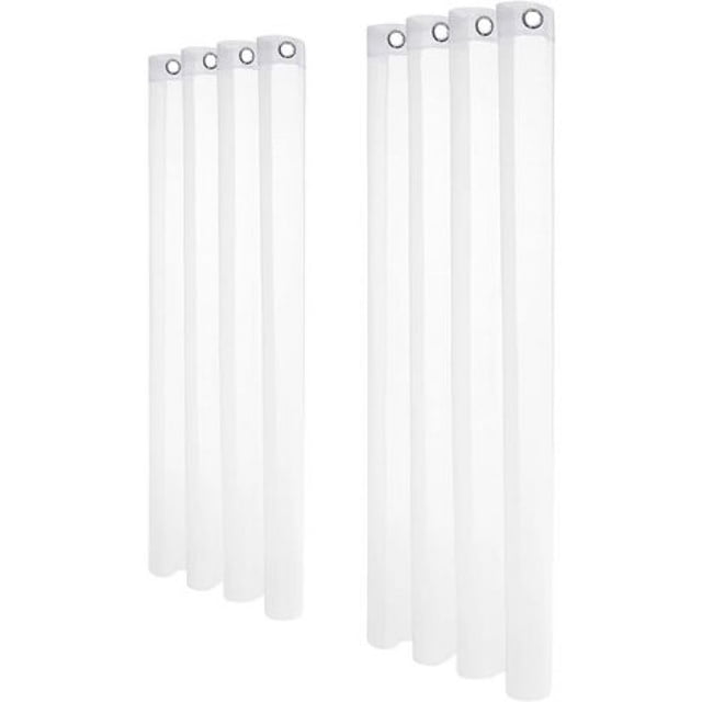 Minimalist Pattern Light Filtering Window Treatments, Linen Blend Fabric & Exquisite Workmanship for Every Home