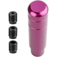 thumbnail image 4 of Aluminum Weighted Manual Shift knobs, Long Stick Shift Knob Gear Shifter Knobs, Car Accessories Lever Cover Head Universal Shifter Knobs with 3 Threaded Adapters (Purple), 4 of 17