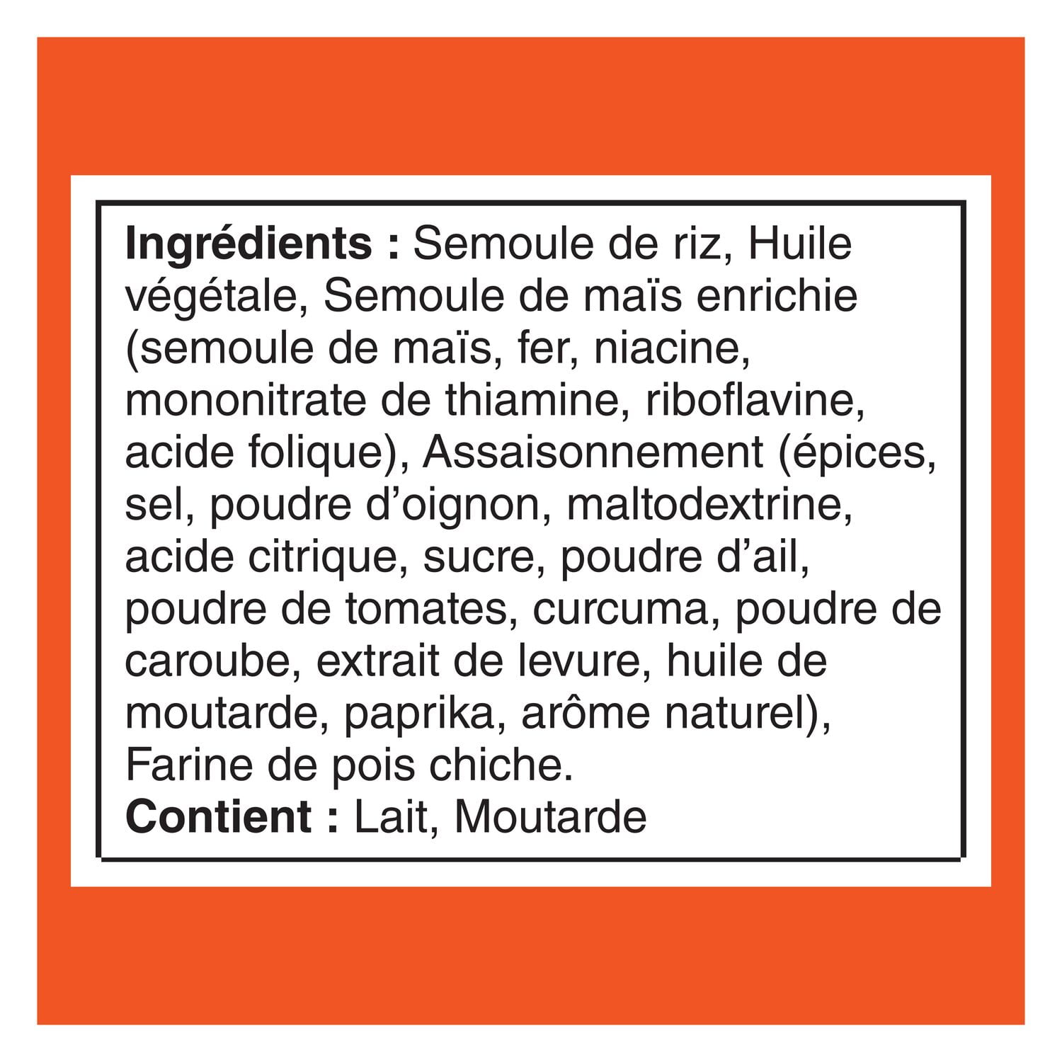 Kurkure grignotines aromatisées Masala Munch, 270 g. 270 g.