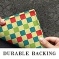 thumbnail image 6 of Multi Color Checkerboard Checkered Pattern Door Rugs,Washable Non Slip Door Mats Indoor,Decorative Door Mats,Entry Mat Indoor for Entrance,Bedroom,Kitchen,Bathroom,17"x30", 6 of 6