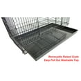 thumbnail image 5 of 3-Tiers Small Animal Critter House Habitat Cage With Narrow 3/8-inch Wire Spacing for Guinea Pig Ferret Chinchilla Sugar Glider Rats Mice Hamster Hedgehog Gerbil, 5 of 8