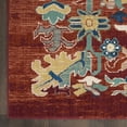 thumbnail image 4 of Nourison Parisa 93" x 117" Wool Indoor Rug in Red Brick French Country, 4 of 9