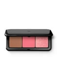 thumbnail image 1 of KIKO Milano Multi Finish Trio Blush & Bronzer Palette 03 | Paleta de rostro con 1 bronceador y 2 rubores en acabados mate y metalizado, 1 of 1