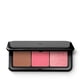 thumbnail image 1 of KIKO Milano Multi Finish Trio Blush & Bronzer Palette 03 | Paleta de rostro con 1 bronceador y 2 rubores en acabados mate y metalizado, 1 of 1