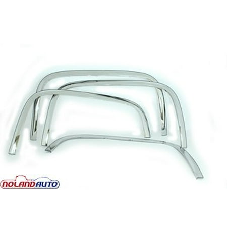 Motorcycle Front Fender Trim - Carrichs Polished Fender Trim 2014-2015 Chevrolet Silverado 1500 W/O Oem Flares (FTCH205)