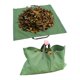 thumbnail image 1 of Bolsa de basura de jardín plegable verde 2 en 1, duradera, reutilizable, impermeable, bolsa de basura Oxford, tipo cremallera verde, sin broche de montaña (145 142 cm), 1 of 5