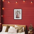 thumbnail image 2 of Vintage Christmas Bell Black Framed Print Under Glass, design by Petal Prints Design, 2 of 10