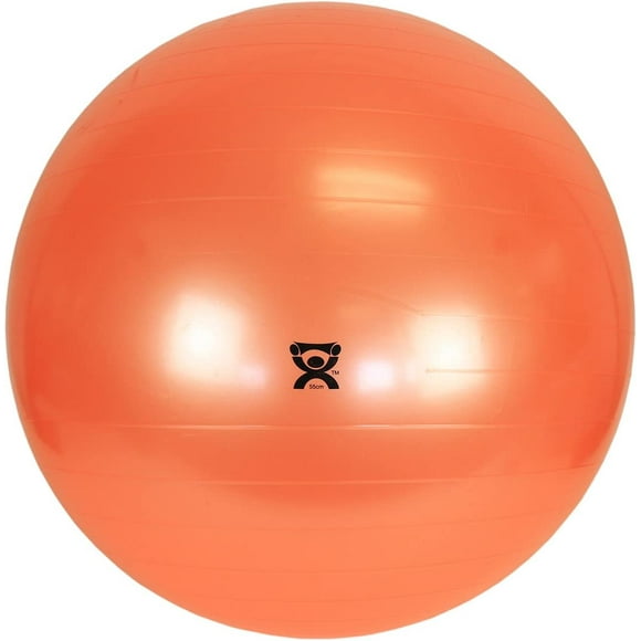 CanDo Balle d'Exercice Gonflable en Vinyle Antidérapante Orange, 21,6 Po