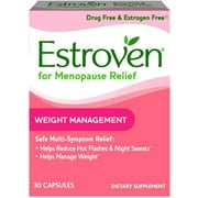 Estroven Weight Management & Menopause Relief Capsules, 30 Ct, 4 Pack