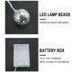 thumbnail image 3 of LADIGASU Led String Lights Espejo Etapa Reflexión de La Lámpara para La Boda de Año Nuevo Navidad Dj Home Party Decor Ofertas Del Día Liquidación 1X Luces de Cadena de Bolas de Colores, 3 of 7