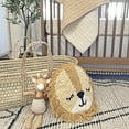 thumbnail image 5 of Crane Baby Lion 12 in x 12 in Brown Jungle & Safari Throw Pillow, Reversible, 5 of 5