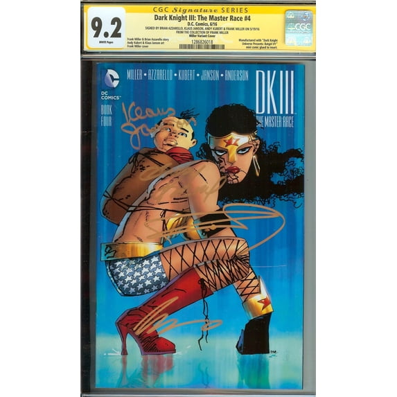 Dark Knight III: The Master Race #4 - CGC 9.2 Comic Book